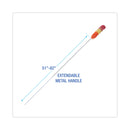 Boardwalk Polywool Dusters, Metal Handle Extends 51" to 82" Handle, Assorted Colors