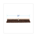 Boardwalk Floor Brush Head, 3.25" Natural Palmyra Fiber Bristles, 24" Brush