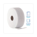 Boardwalk TrapEze Disposable Dusting Sheets, 5" x 125 ft, White, 250 Sheets/Roll, 2 Rolls/Carton