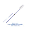 Boardwalk Lambswool Duster, Plastic Handle Extends 35" to 48" Handle, Assorted Colors