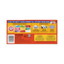 Hefty Easy Flaps Trash Bags, 13 gal, 0.8 mil, 23.75" x 28", White, 80/Box