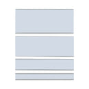 C-Line Clear Magnetic Label Holders, Side Load, 6 x 0.5, 10/Pack