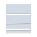 C-Line Clear Magnetic Label Holders, Side Load, 6 x 2.5, 10/Pack