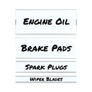 C-Line Clear Magnetic Label Holders, Side Load, 6 x 0.5, 10/Pack