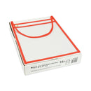 C-Line 1-Pocket Shop Ticket Holder w/Setrap and Red Stitching, 75-Sheet, 9 x 12, 15/Box