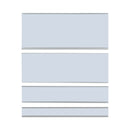 C-Line Clear Magnetic Label Holders, Side Load, 6 x 1, 10/Pack