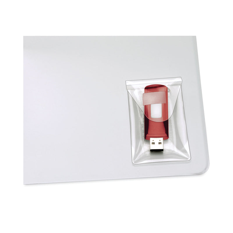 Cardinal HOLD IT USB Pockets, 2 x 3.44, Clear