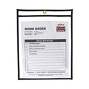 C-Line Shop Ticket Holders, Stitched, Both Sides Clear, 75 Sheets, 9 x 12, 25/Box
