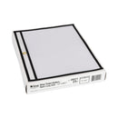 C-Line Shop Ticket Holders, Stitched, Sides Clear, 50 Sheets, 11 x 8.5, 25/Box