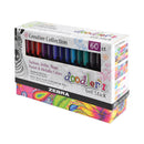 Zebra Doodler'z Gel Pen, Stick, Bold 1 mm, Assorted Ink and Barrel Colors, 60/Pack