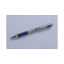 Zebra F-301 Ballpoint Pen, Retractable, Fine 0.7 mm, Blue Ink, Stainless Steel/Blue Barrel