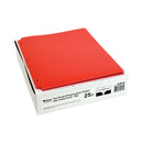 C-Line Two-Pocket Heavyweight Poly Portfolio Folder, 3-Hole Punch, 11 x 8.5, Red, 25/Box