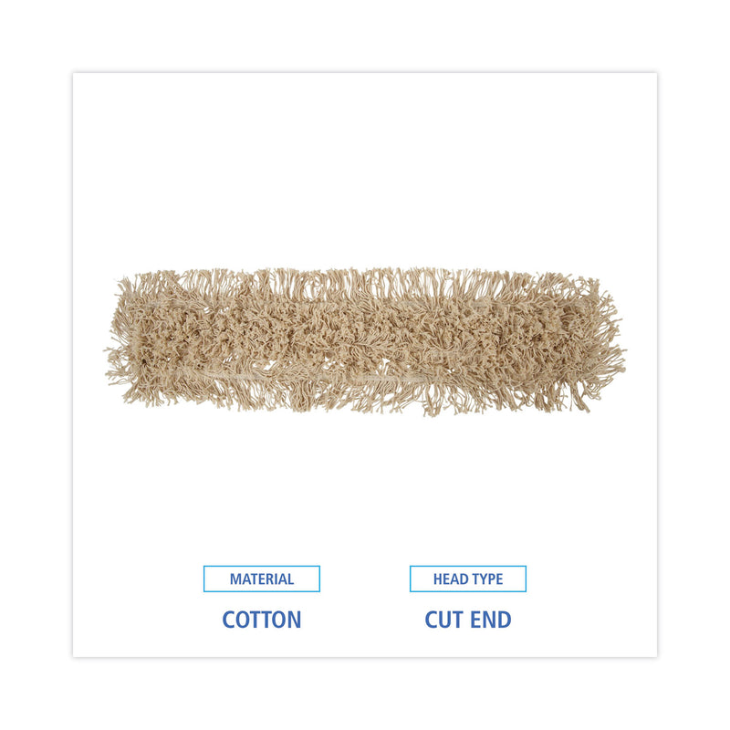 Boardwalk Industrial Dust Mop Head, Hygrade Cotton, 36w x 5d, White