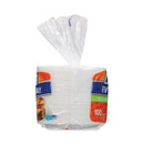 Hefty Soak Proof Tableware, Foam Plates, 8.88" dia, White, 100/Pack