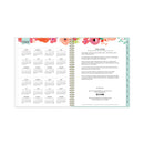 Blue Sky Day Designer Secret Garden Mint Frosted Weekly/Monthly Planner, 11 x 8.5, Multicolor Cover, 12-Month (Jan to Dec): 2023