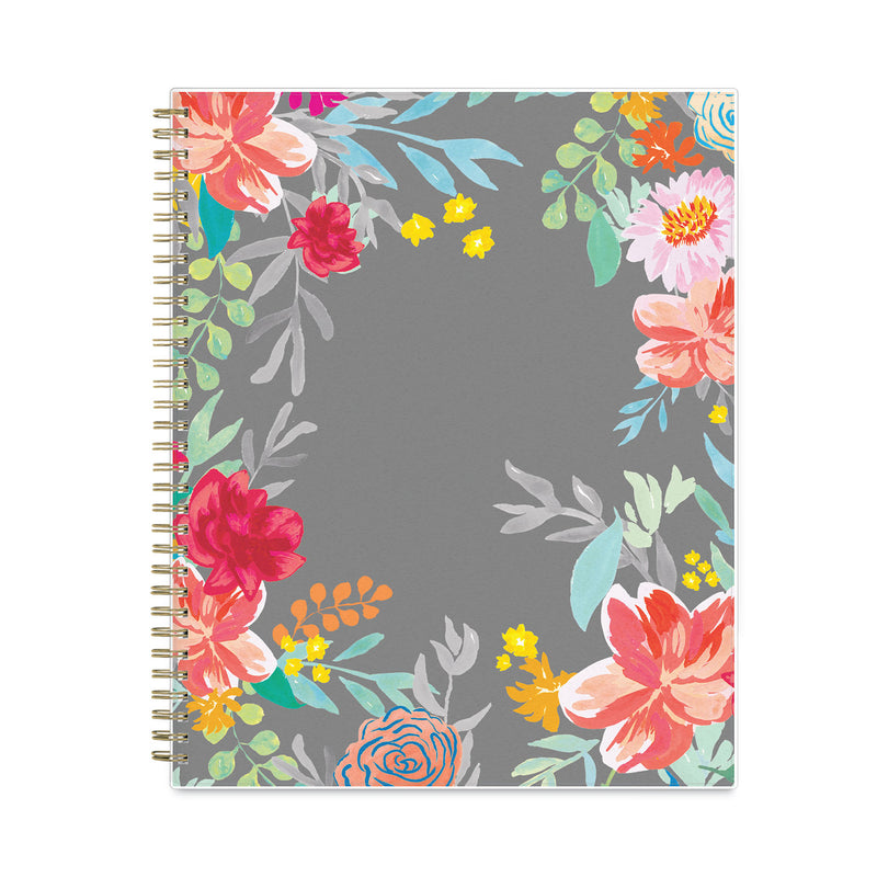 Blue Sky Sophie Frosted Weekly/Monthly Planner, Sophie Floral Artwork, 11 x 8.5, Multicolor Cover, 12-Month (Jan to Dec): 2023