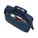 Case Logic Advantage Laptop Attache, Fits Devices Up to 15.6", Polyester, 16.1 x 2.8 x 13.8, Dark Blue