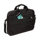 Case Logic Advantage Laptop Attache, Fits Devices Up to 15.6", Polyester, 16.1 x 2.8 x 13.8, Black