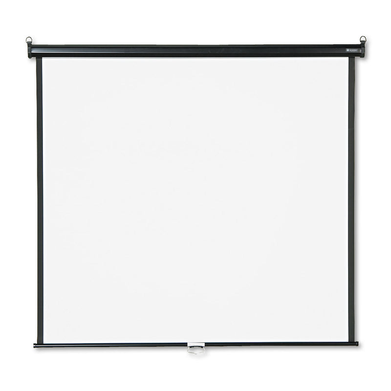 Quartet Wall or Ceiling Projection Screen, 60 x 60, White Matte Finish