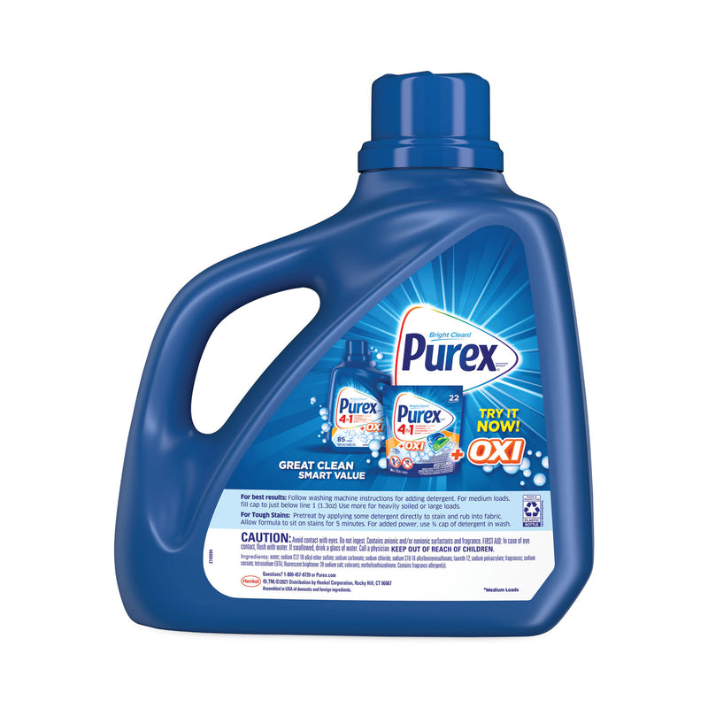 Purex Liquid Laundry Detergent, Mountain Breeze, 150 oz Bottle, 4/Carton