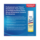 Professional LYSOL Disinfectant Foam Cleaner, 24 oz Aerosol Spray, 12/Carton