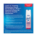 LYSOL Foaming Disinfectant Cleaner, 24 oz Aerosol Spray, 12/Carton