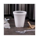 Dart Foam Drink Cups, 8 oz, White, 25/Pack