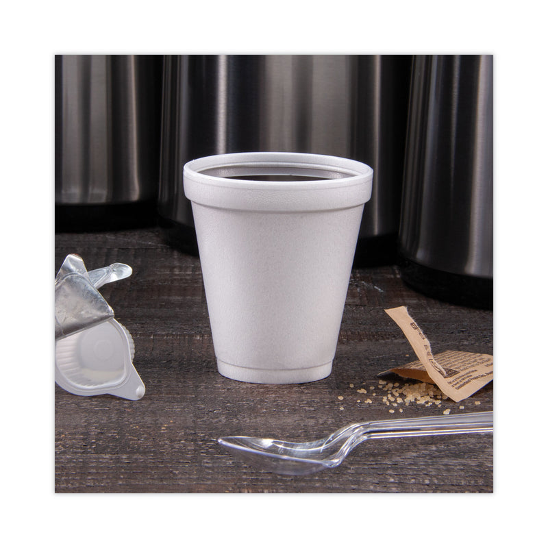 Dart Foam Drink Cups, 8 oz, White, 25/Pack