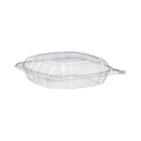 Dart ClearSeal Hinged-Lid Plastic Containers, Sandwich Container, 13.8 oz, 5.4 x 5.3 x 2.6, Clear, Plastic, 500/Carton