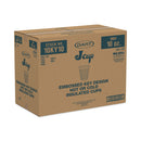 Dart Small Foam Drink Cups, 10 oz, Hot/Cold, White, 25/Bag, 40 Bags/Carton