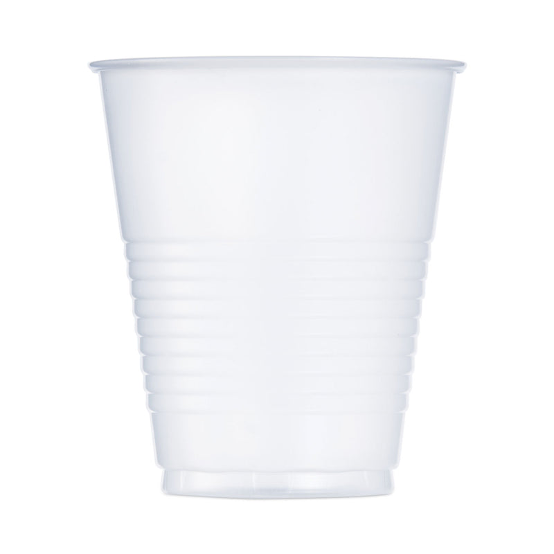 Dart High-Impact Polystyrene Squat Cold Cups, 12 oz, Translucent, 50/Pack