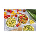 Dart Foam Container, Squat, 8 oz, 4.63" Diameter x 1.13"h, White, 500/Carton