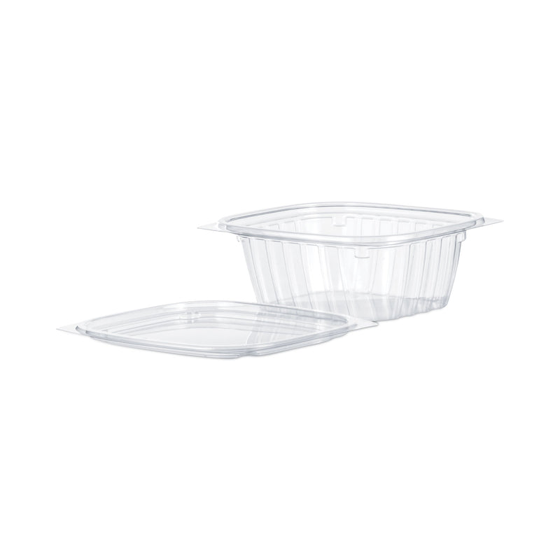 Dart ClearPac Container Lid Combo-Pack, 12 oz, 4.88 x 5.88 x 2, Clear, Plastic, 63/Bag, 4 Bags/Carton