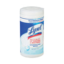 LYSOL Disinfecting Wipes, 7 x 7.25, Crisp Linen, 80 Wipes/Canister