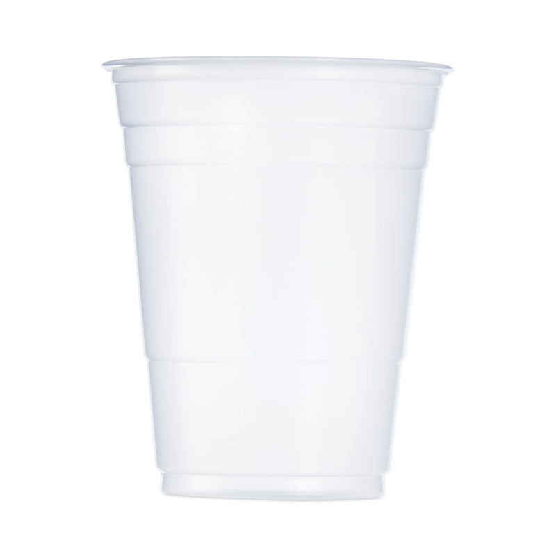 Dart Conex Translucent Plastic Cold Cups, 16 oz, 50/Sleeve, 20 Sleeves/Carton