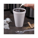 Dart Foam Drink Cups, 12 oz, White, 25/Pack