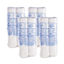 Dart Foam Hinged Lid Container, Hoagie Container with Removable Lid, 5.3 x 9.8 x 3.3, White, 125/Bag, 4 Bags/Carton