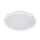 Dart Plastic Lids for Foam Containers, Flat, Vented, Fits 24-32 oz, Translucent, 100/Pack, 5 Packs/Carton