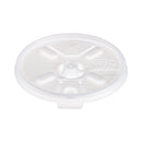Dart Lift n' Lock Plastic Hot Cup Lids, With Straw Slot, Fits 10 oz to 14 oz Cups, Translucent, 100/Sleeve, 10 Sleeves/Carton