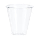 Dart Ultra Clear Cups, 5 oz, PET, 100/Bag, 25 Bags/Carton