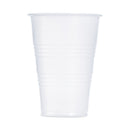 Dart High-Impact Polystyrene Cold Cups, 7 oz, Translucent, 100 Cups/Sleeve, 25 Sleeves/Carton