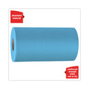 WypAll General Clean X60 Cloths, Small Roll, 9.8 x 13.4, Blue, 130/Roll, 12 Rolls/Carton