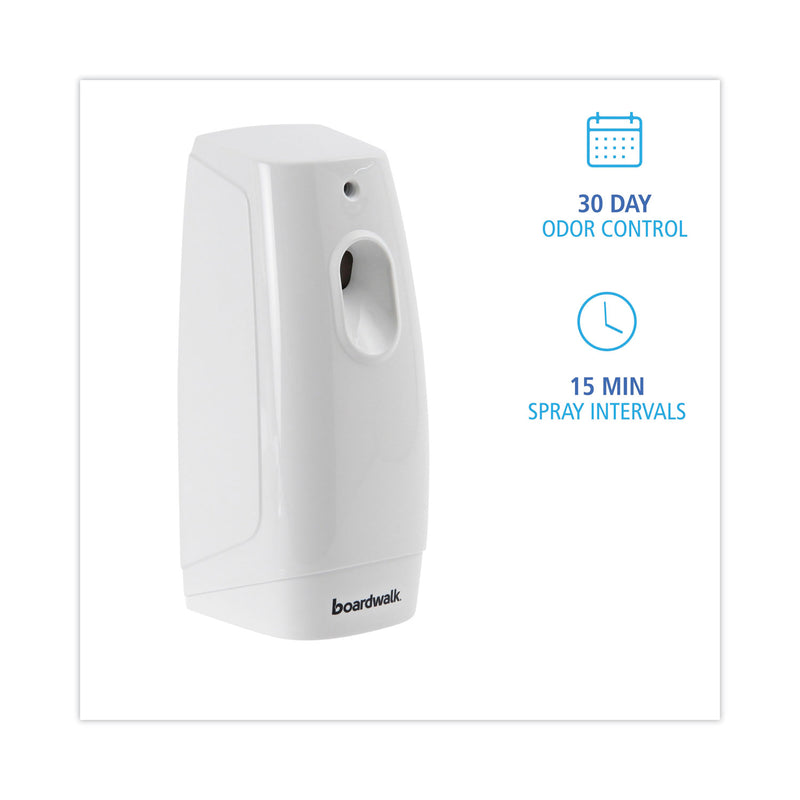 Boardwalk Air Freshener Dispenser Starter Kit, White, Cinnamon Sunset, 5.3 oz