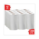 WypAll General Clean X60 Cloths, Small Roll, 9.8 x 13.4, White, 130/Roll, 12 Rolls/Carton
