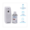 Boardwalk Air Freshener Dispenser Starter Kit, White, Cinnamon Sunset, 5.3 oz