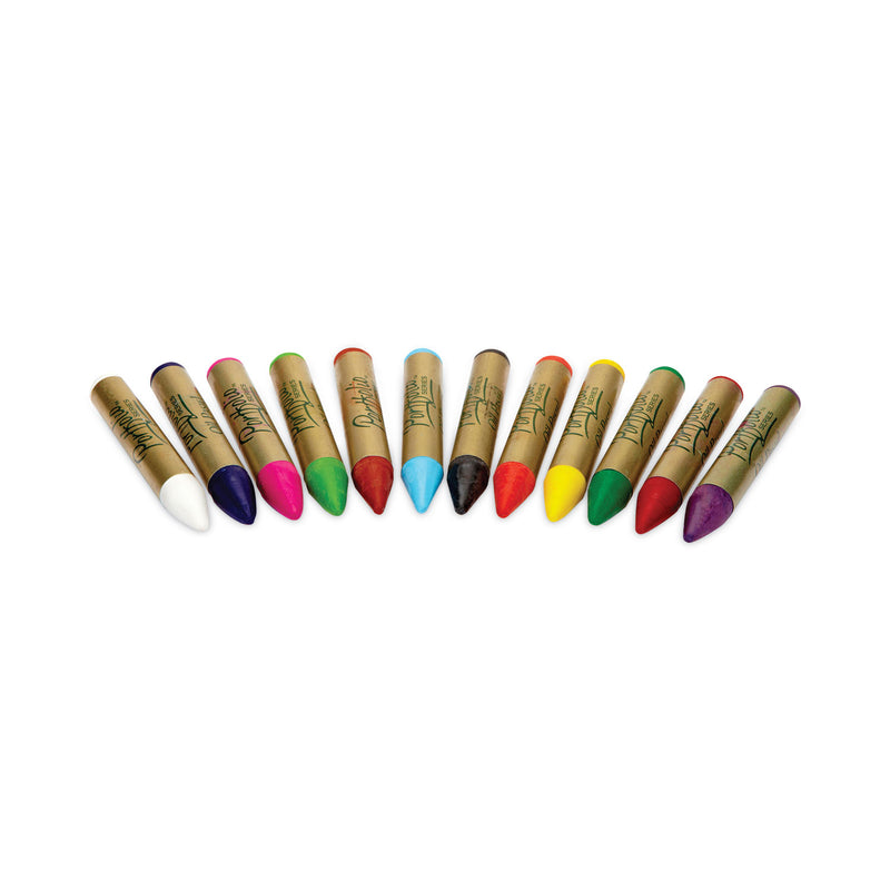 Crayola Portfolio Series Oil Pastels, 12 Assorted Colors, 300/Carton