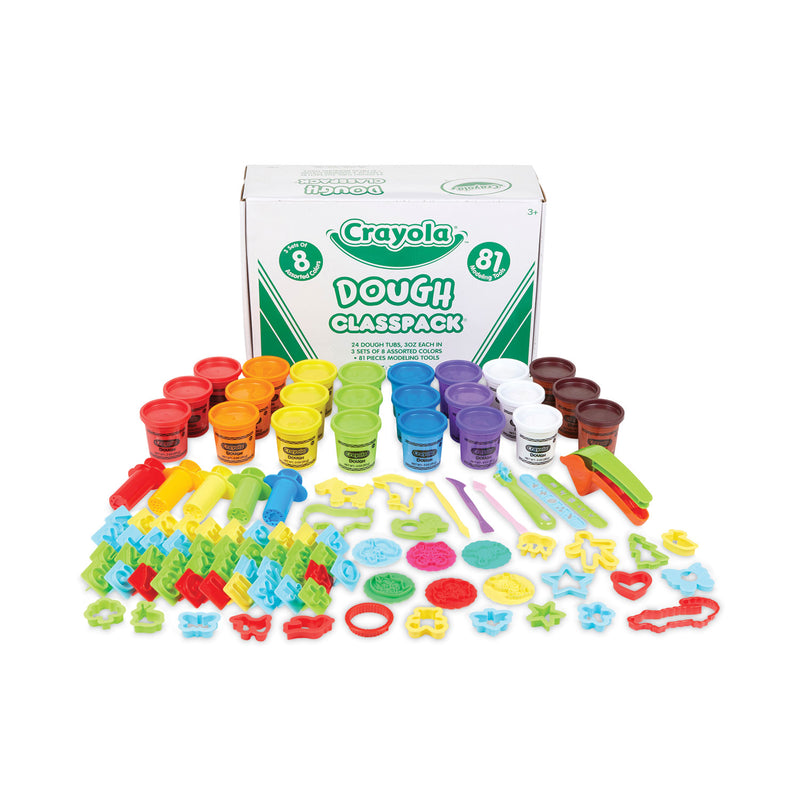 Crayola Dough Classpack, 3 oz, 8 Assorted Colors