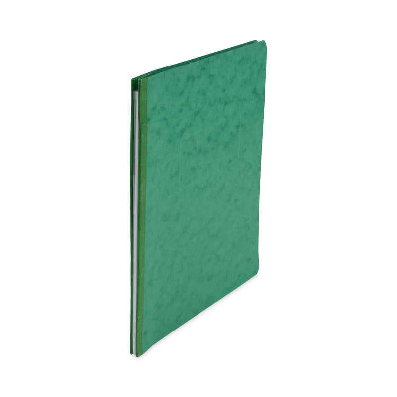 ACCO Pressboard Report Cover with Tyvek Reinforced Hinge, Two-Piece Prong Fastener, 3" Capacity, 8.5 x 11, Dark Green/Dark Green
