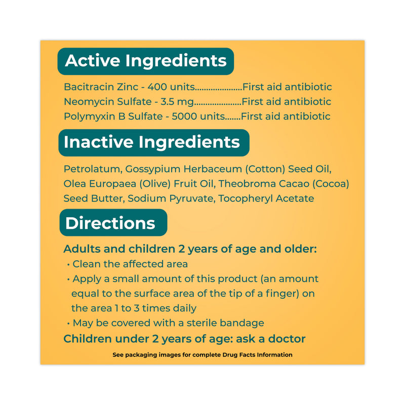 Neosporin Antibiotic Ointment, 0.03 oz Packet, 144/Box