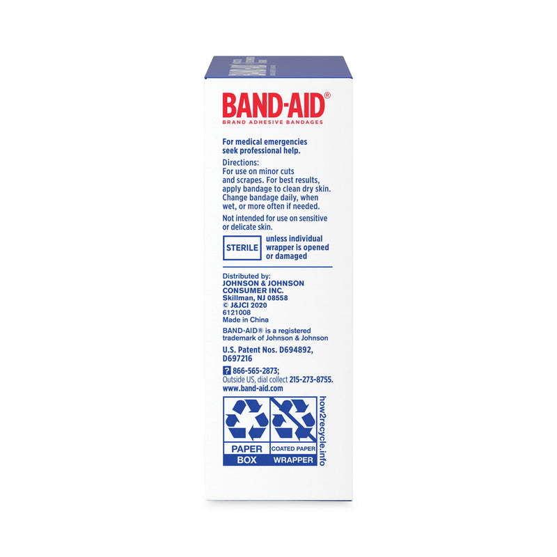 BAND-AID Flexible Fabric Adhesive Tough Strip Bandages, 1 x 4, 20/Box